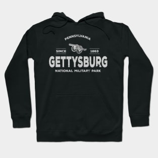 Vintage Gettysburg 1863 National Military Park Graphic Hoodie